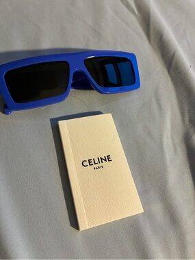 Celine Paris Glossy Royal Blue Sunglasses Arm